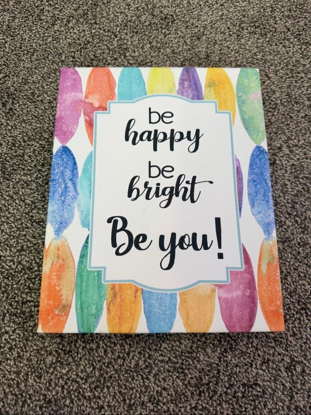 Colorful Inspirational Canvas Wall Art